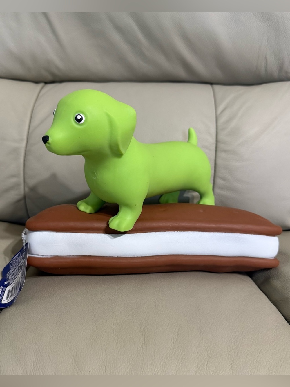 Sunny Days Squishy Weiner Dog & Ice Cream Sandwich Squeezy Squeeezy Fidget Toy